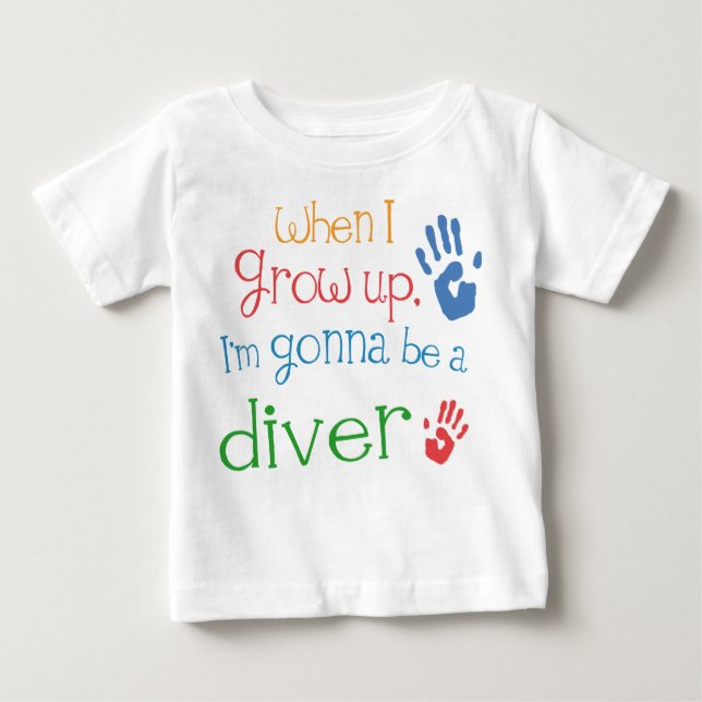 Diver (Future) Infant Baby T-Shirt (Front)