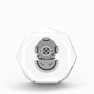Diver Helmet Acrylic Award