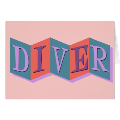 Diver (retro sign)