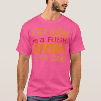 Diver Scuba Glasses Glass Best Hobby T-Shirt