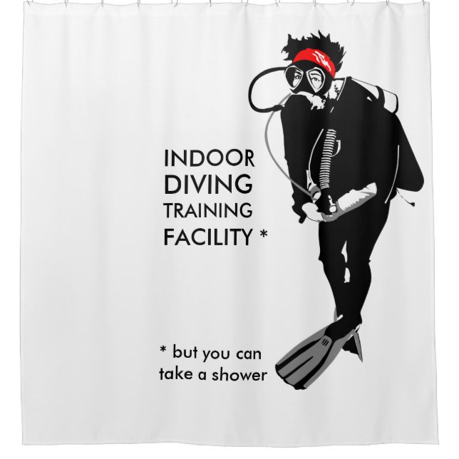 Diver shower curtain (Front)