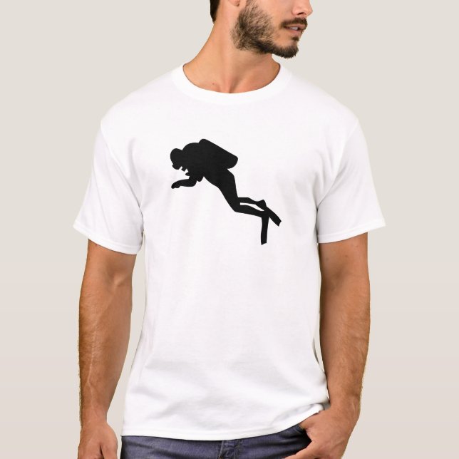 Diver Silhouette - T-shirt (Front)