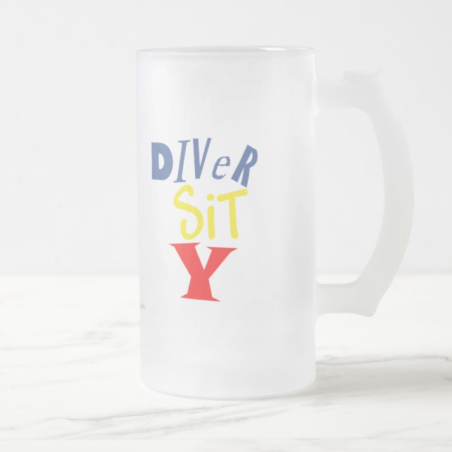 Diver Sit Y Frosted Mug (Right)