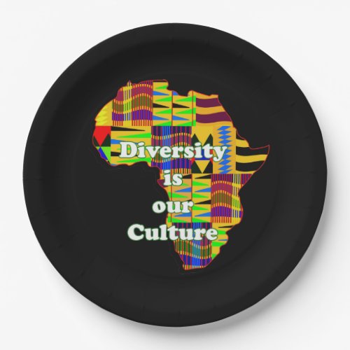 Diverse BHM Party Paper Plates