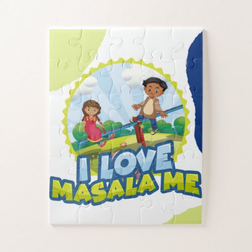 Diverse childrens products_I Love Masala Me Jigsaw Puzzle