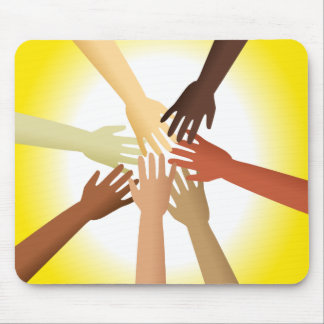 Diverse Hands Mouse Pad