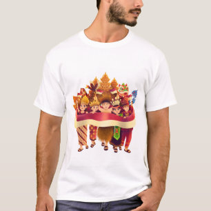 Diverse Indonesian People Celebrating Unity T-Shirt