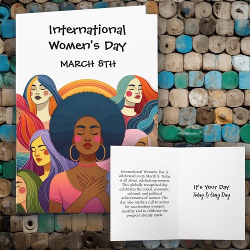Diverse International Womens Day  Card