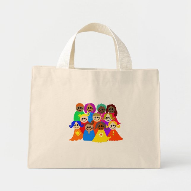 Diverse Kids Mini Tote Bag (Front)