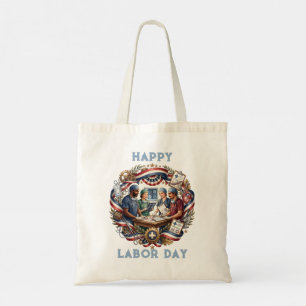 Diverse Medics Patriotic Labor Day Team Art Tote Bag