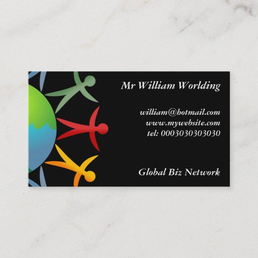 Customizable Diverse World, Business Cards