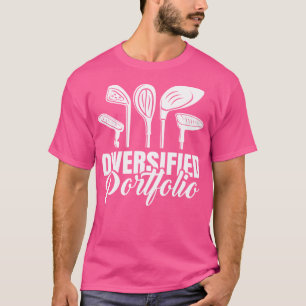 Diversified Portfolio Choices Golf Funny Golfer Cl T-Shirt