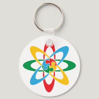 Diversity and Inclusion/Autism Awareness Keychain