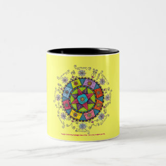 Diversity - Black Two Tone Mug (yellow)
