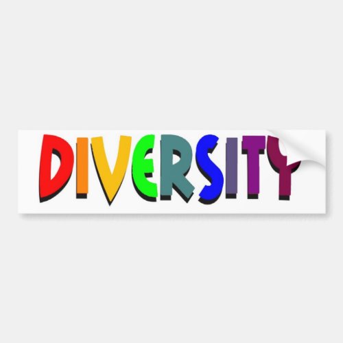 Diversity Bumper Sticker