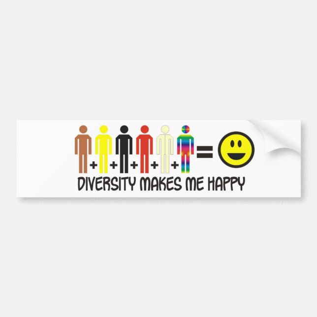 Diversity Bumper Sticker (Front)