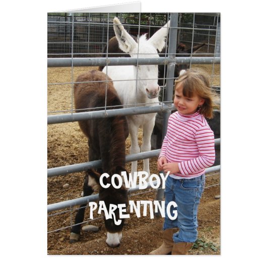 Diversity - Cowboy Parenting Cards (Front)