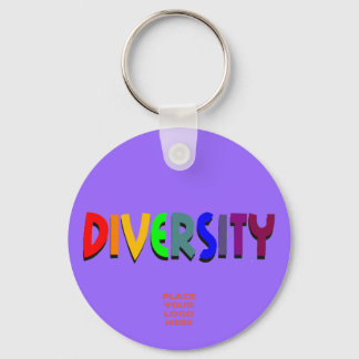 Diversity Custom Lilac Keychain