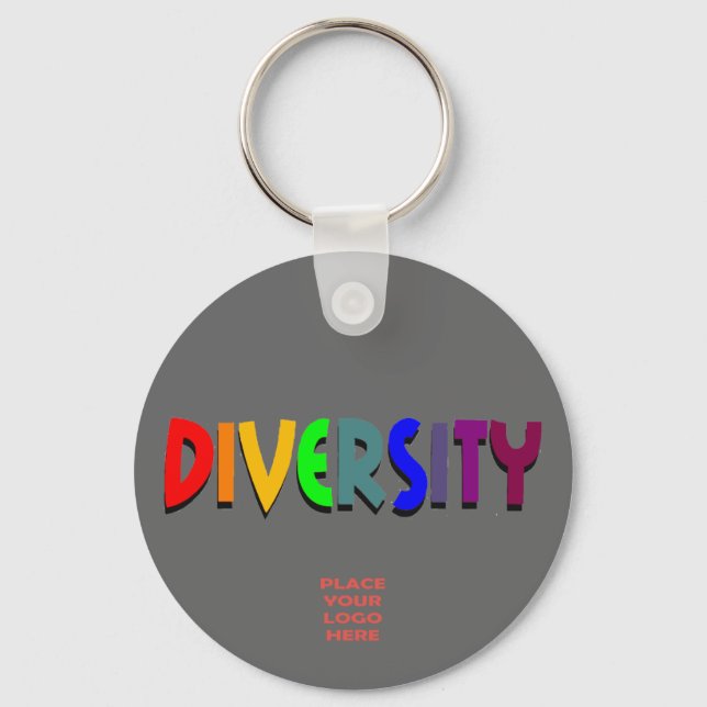 Diversity Custom Platinum Keychain (Front)