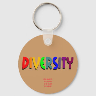 Diversity Custom Raw Sienna Keychain