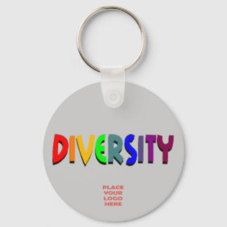 Diversity Custom Silver Keychain