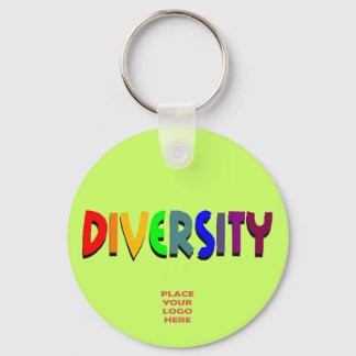 Diversity Custom Spring Green Keychain