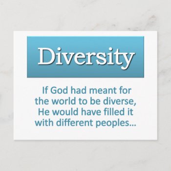Diversity Definition Postcard by egogenius at Zazzle