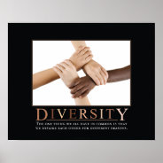 Diversity Demotivational Poster at Zazzle