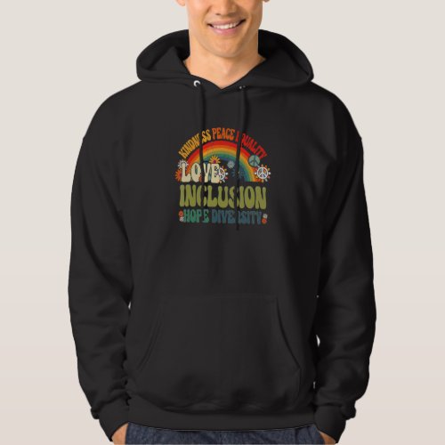 Diversity Equality Love Peace Human Rights Social  Hoodie