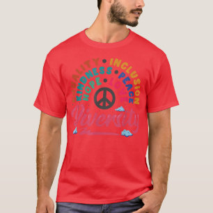 Diversity Equality Love Peace Human Rights Social T-Shirt