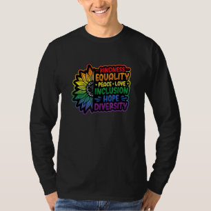 Diversity Equality Love Peace Human Rights Social T-Shirt