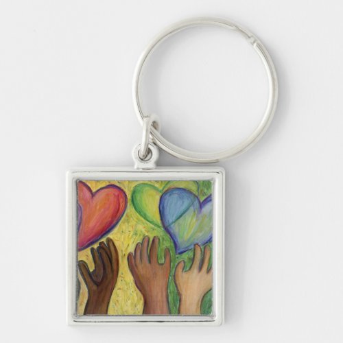 Diversity, Equity, & Inclusion DEI Keychain Charm