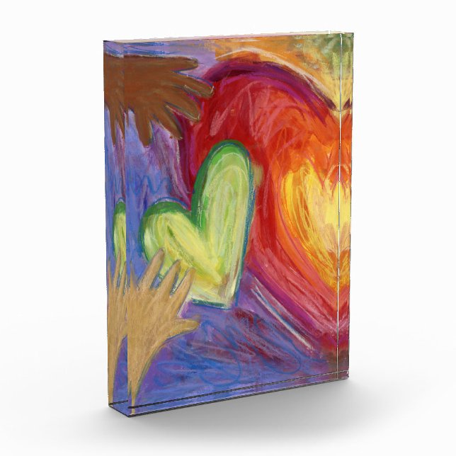 Diversity, Equity, Inclusion DEI Paperweight Award (Left)