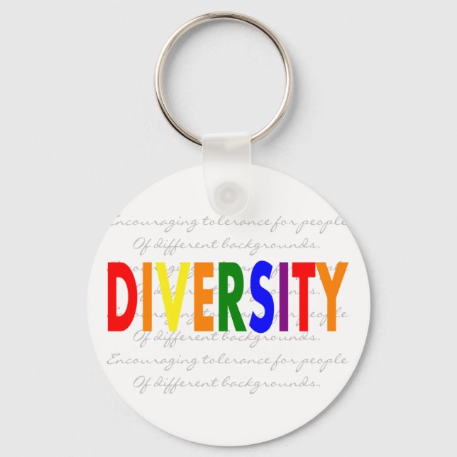 DIVERSITY, Gay Lesbian Key Chain (Front)
