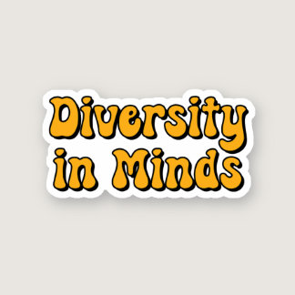 Diversity in Minds Yellow Neurosidiversity Sticker