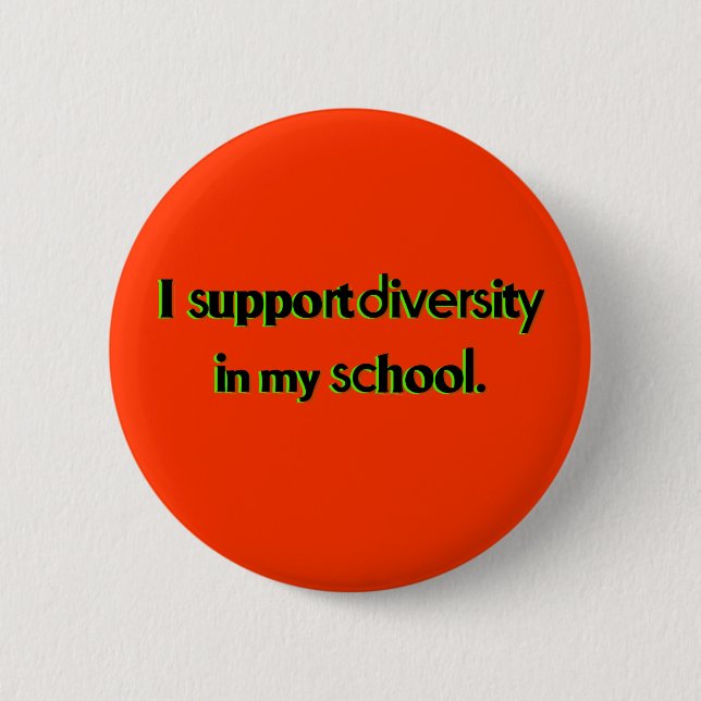Diversity in My School Button (Front)