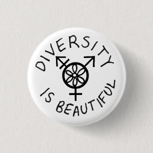 Diversity is Beautiful Pinback Button