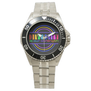 "Diversity is our strength" watches
