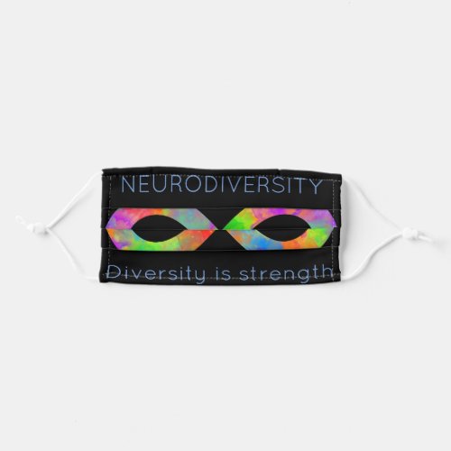 Diversity is Strength_ Autism ADHD Neurodiversity Adult Cloth Face Mask