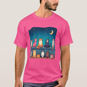 Diversity Kitten Lover Wall Fence Pet Owner Cute C T-Shirt