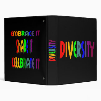 Diversity Rainbow Custom Binder