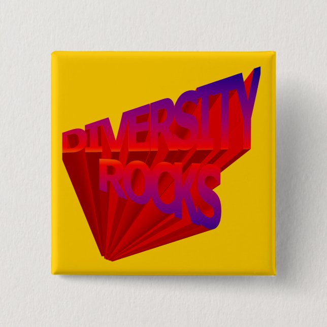 Diversity Rocks Button (Front)