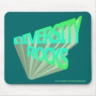 Diversity Rocks (Neon) Mousepad