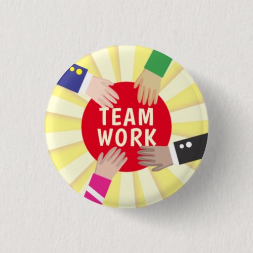 Diversity teamwork employee recognition award button