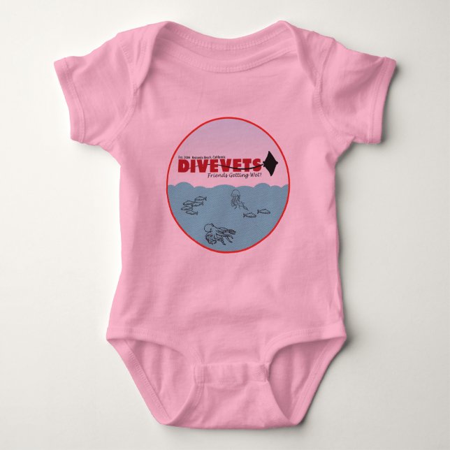 DiveVets "Ocean Baby Bodysuit (Front)