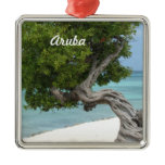 Divi Divi Tree in Aruba Metal Ornament