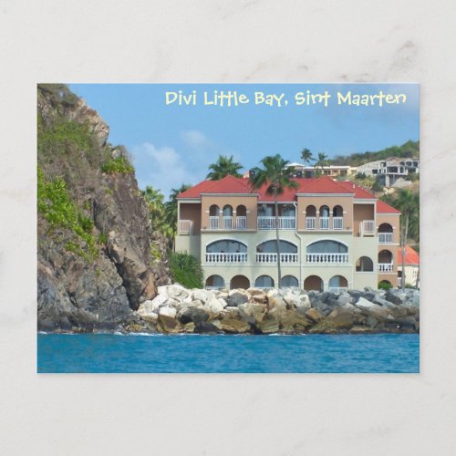 Divi Little Bay SXM Sint Maarten Postcard