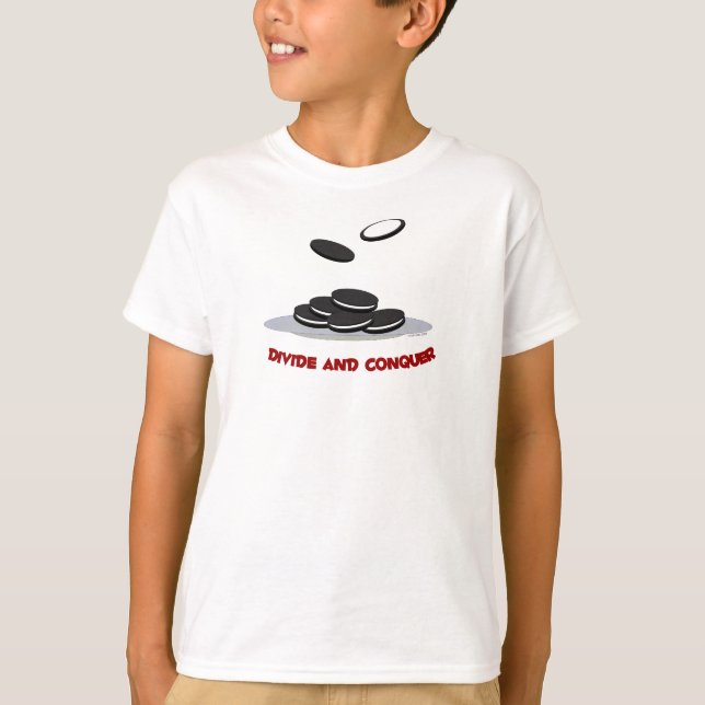 Divide and Conquer kids tee (Front)