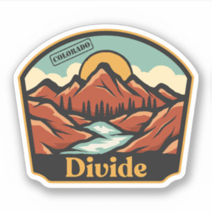 Divide, Colorado Sticker