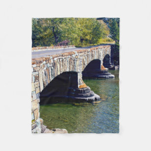 Divide Creek Bridge Fleece Blanket